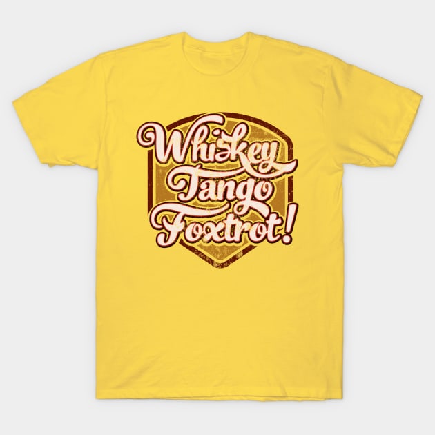 Whiskey Tango Foxtrot - Code Orange T-Shirt by TheFactorie